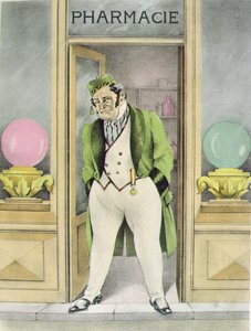 The Pharmacist Homais, illustrasjon for 