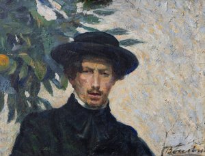 Selvportrett av Umberto Boccioni