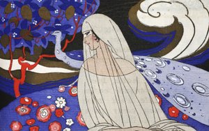 Song of Denderan (pochoir-trykk) av Umberto Brunelleschi