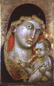 No.1757 Virgin and Child, ca. 1400 (panel)