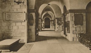 -Og krypten der mange av Englands mest kjente sønner ligger begravet, c1935. av Unbekannt