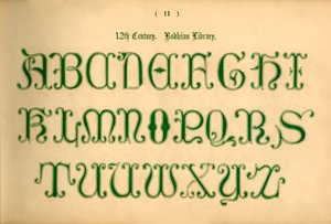 1100-tallet. Bodleian Library, 1862 av Unbekannt