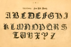 1300-tallet. Fra MS. München, 1862 av Unbekannt