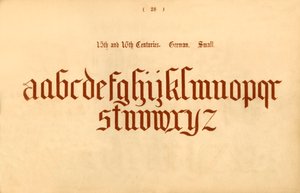15. og 16. århundre. Tysk. Liten, 1862 av Unbekannt