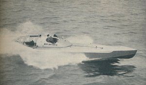 1936 verdens raskeste enmotors båt Miss Britain III, 1936 av Unbekannt