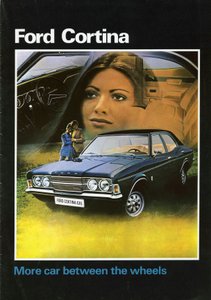 1972 Ford Cortina Mk3 salgsbrosjyreomslag. av Unbekannt
