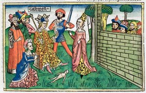 1 Kongebok 3:16-28: Salomos dom av Unbekannt