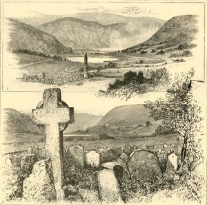 1. The Valley of Glendalough. 2. I Glendalough., 1898. av Unbekannt