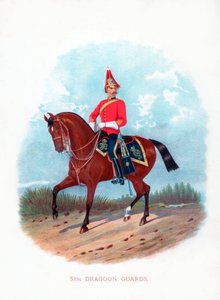 5th Dragon Guards, 1888 av Unbekannt
