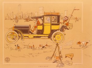 Ein Berliet-Auto in Chicago, Amerika von Unbekannt