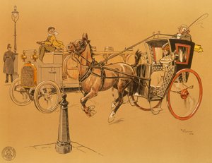 En Berliet-lastebil, 1906 av Unbekannt