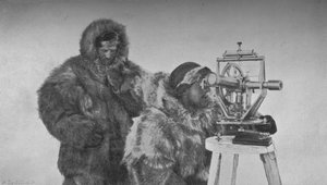 En kronometer-observasjon med teodolitten, c1893-1896, 1897 av Unbekannt