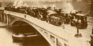 En betongbro over Themsen ved Caversham, c1930. av Unbekannt