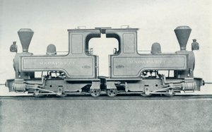 Et dobbeltlokomotiv, 1922. av Unbekannt