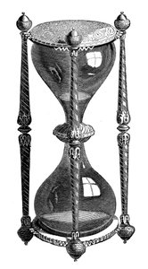 Et fransk timeglass, 1500-tallet, 1870 av Unbekannt