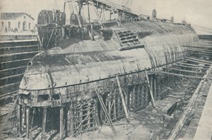 En stor prestasjon delvis gjennomført. Leonardo da Vinci hviler i tørrdokk, 1936 av Unbekannt