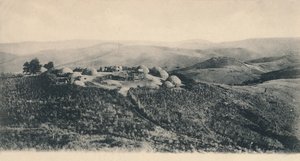 A Kafir Kraal - Zululand, tidlig på 1900-tallet. av Unbekannt