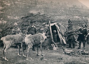 A Lapp Family, 1914. av Unbekannt