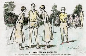 Et plentennisproblem, 1923 av Unbekannt