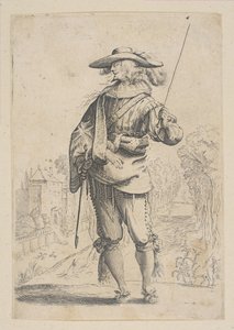 En mann som holder en avling, 1629. av Unbekannt