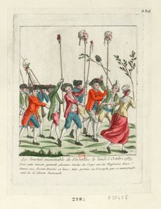En minneverdig dag i Versailles, 1789, 1789. av Unbekannt
