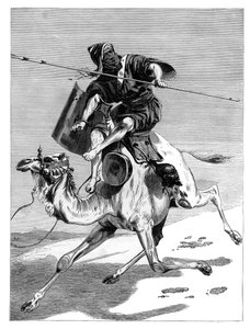 En maurisk kriger, c1890 av Unbekannt