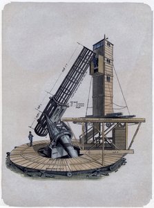 En Newtonsk reflektor, 1870 av Unbekannt