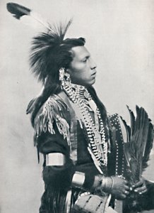 En nordamerikansk indisk sjefsprofil, 1912 av Unbekannt