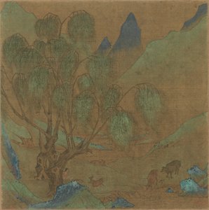 En pastoral scene, 1271-1368. av Unbekannt