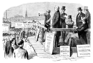 A Reform Act demonstration, Birmingham, West Midlands, c1832 c1895 av Unbekannt
