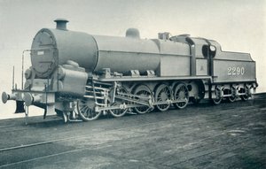 Et bemerkelsesverdig lokomotiv på Midland, 1922. av Unbekannt