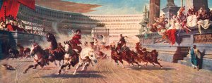 Et romersk vognløp, The Circus Maximus, 1900-tallet av Unbekannt