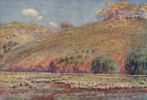 A Sheep-Run, 1923. av Unbekannt