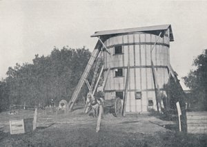 En silo, nær Mildura, Victoria, 1923. av Unbekannt