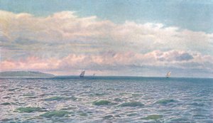 A Sunny Day in the Solent, c1900. av Unbekannt