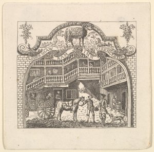 Et tavernakort for John Shaw, 1790-tallet. av Unbekannt