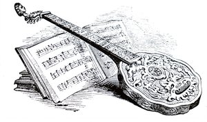 En Tudor-siter og musikkbok. av Unbekannt