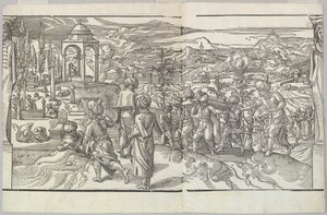 En tyrkisk begravelse fra frisen Ces Moeurs et fachons de faire de Turcz Customs and Fas..., 1553. av Unbekannt