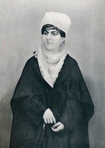 En tyrkisk dame i utendørs kostyme, 1912 av Unbekannt