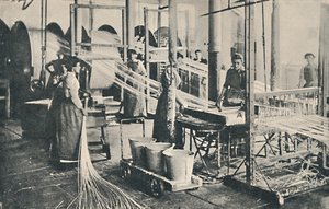 Et anlegg for produksjon av voks, 1917 av Unbekannt