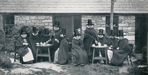 Et walisisk teselskap, 1912 av Unbekannt