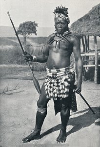 En Zulu-høvding, 1902 av Unbekannt