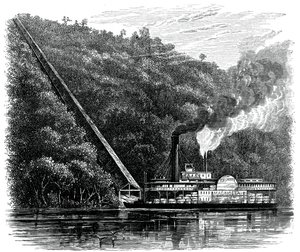 En bomullssjakt, USA, c1880 av Unbekannt