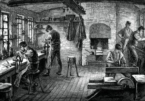 En bestikkbutikk, c1880 av Unbekannt