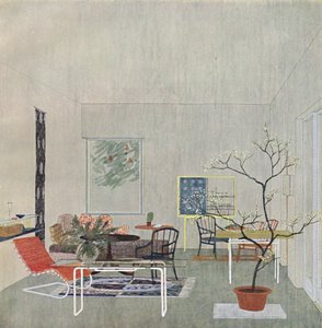 Et design for et Gartenraum av Georg Steinklammer fra Wien, 1935 av Unbekannt