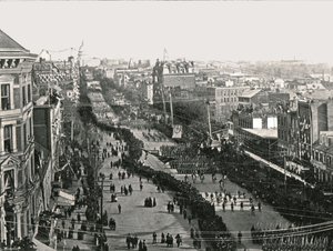 En festdag i den amerikanske hovedstaden, Washington DC, USA, 1895. av Unbekannt
