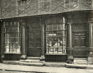 En fin butikk i Artillery Row, Houndsditch, London, i siste halvdel av det attende århundre, av Unbekannt
