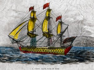 En førsteklasses krigsmann, 1700-tallet av Unbekannt