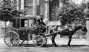 En hestevogn, London, 1926-1927 av Unbekannt