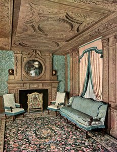 En stue under Ludvig XIIIs regjeringstid, Hôtel Marion du Fresne, Saint-Malo, Frankrike, 1938 av Unbekannt